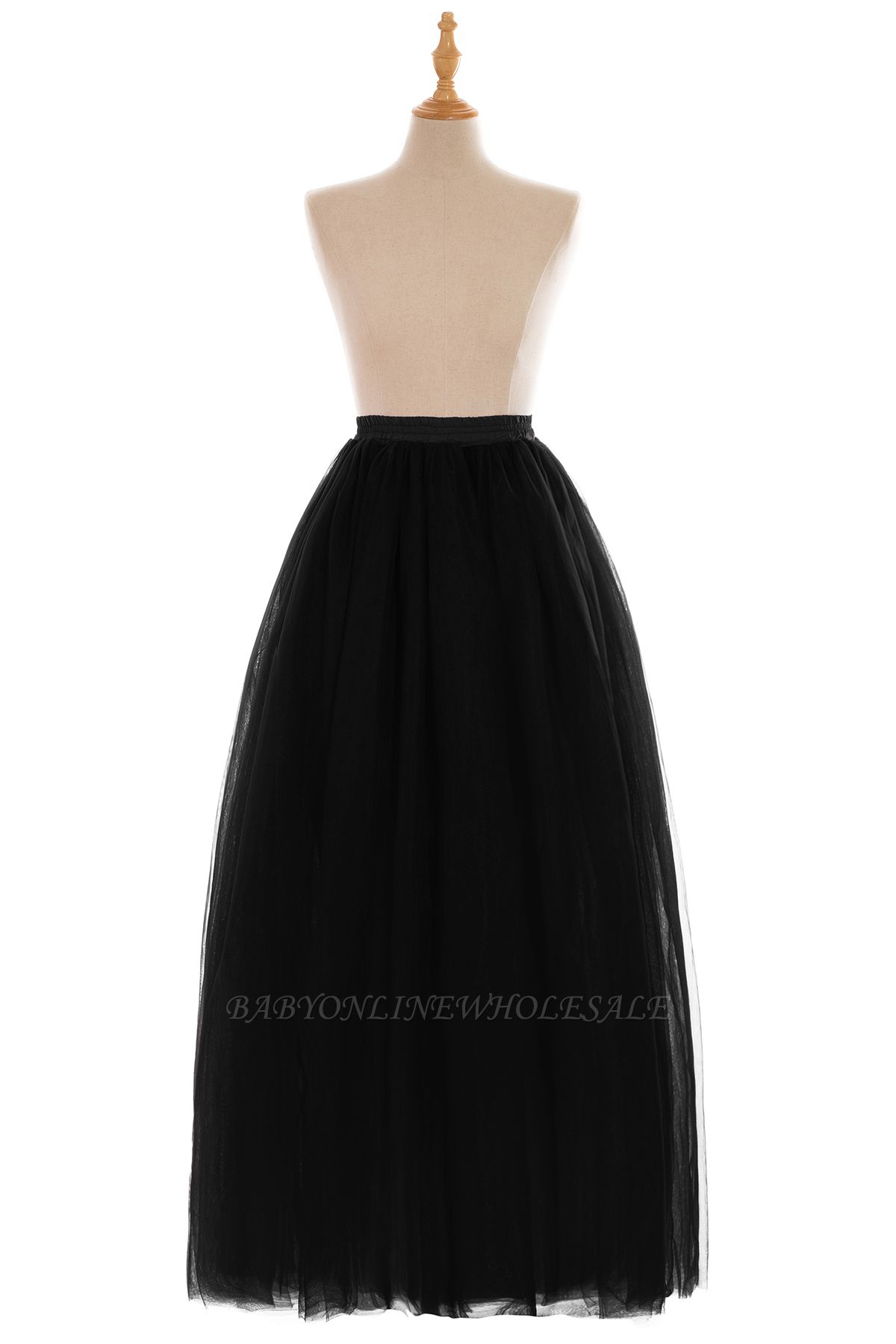 Glamorous A-line Floor-Length Skirt | Elastic Women's Skirts