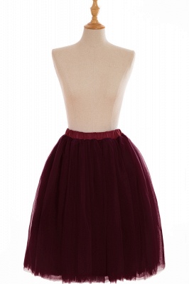 Nifty Short A-line Mini Skirts | Elastic Women's Skirts_7