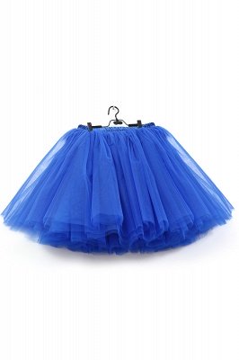 Amazing Tulle Short Mini Ball-Gown Skirts | Elastic Women's Skirts_11