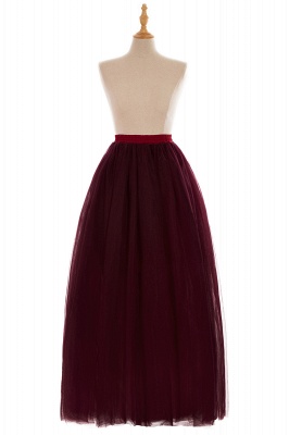 Glamorous A-line Floor-Length Skirt | Elastic Women's Skirts_18