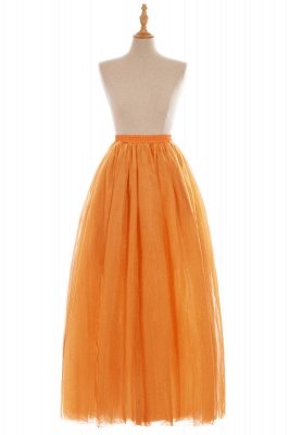 Glamorous A-line Floor-Length Skirt | Elastic Women's Skirts_9