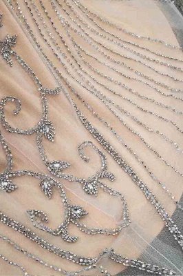 Luxury Mermaid Halter Rhinestones Prom Dress with Tassel | Sparkle Formal Evening Dresses_41
