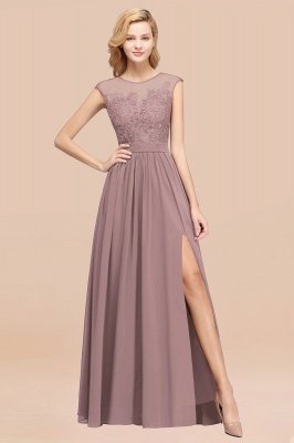A-line Chiffon Lace Jewel Sleeveless Floor-Length Bridesmaid Dresses with Appliques_37