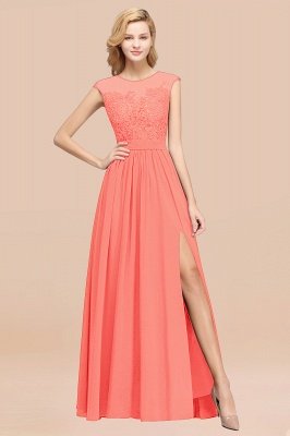 A-line Chiffon Lace Jewel Sleeveless Floor-Length Bridesmaid Dresses with Appliques_45