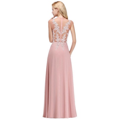 Cap Sleeve Lace Appliques Beads Slim A-line Evening Prom Dress for Women_9