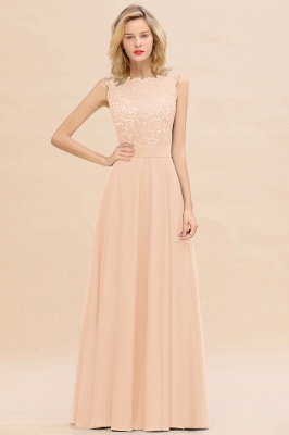 Madge | Exquisite Scoop Sleeveless Bridesmaid Dress_5