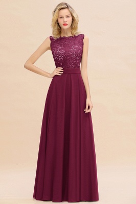 Madge | Exquisite Scoop Sleeveless Bridesmaid Dress_44