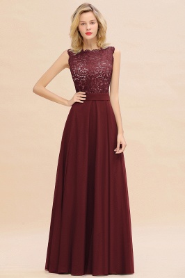 Madge | Exquisite Scoop Sleeveless Bridesmaid Dress_10