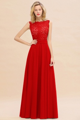Madge | Exquisite Scoop Sleeveless Bridesmaid Dress_8