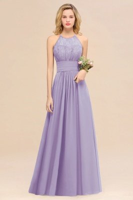 Фиолетовое элегантное кружевное полое кружевное платье Aline для подружек невесты длиной до пола, шифоновое платье для подружки невесты_21