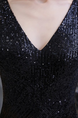 Sexy Shining V-neck Silver Sequin Sleeveless Prom Jumpsuit_21