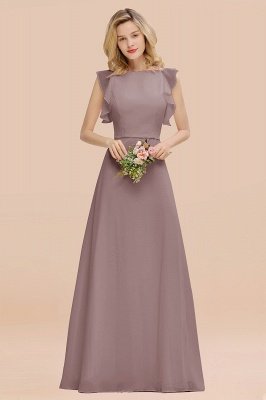 Cecilia | Chic Simple Jewel Sleeveless Bridesmaid Dress Online_37