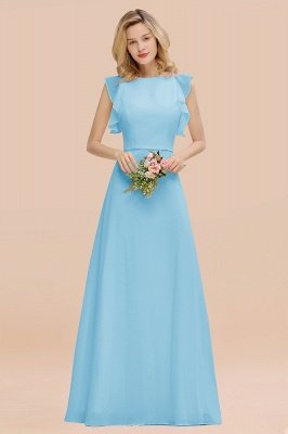 Cecilia | Chic Simple Jewel Sleeveless Bridesmaid Dress Online_23