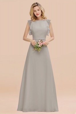 Cecilia | Chic Simple Jewel Sleeveless Bridesmaid Dress Online_30